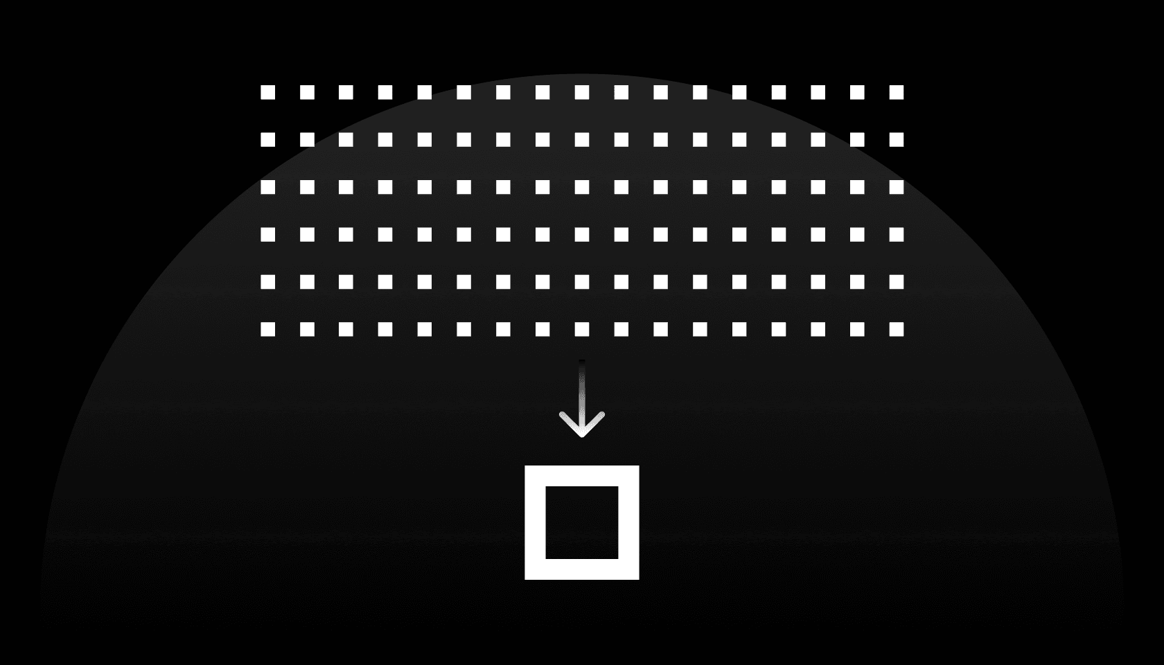 Scaling PostgreSQL to Petabyte Scale: many white squares (data) into a single bigger square (Timescale Cloud service)