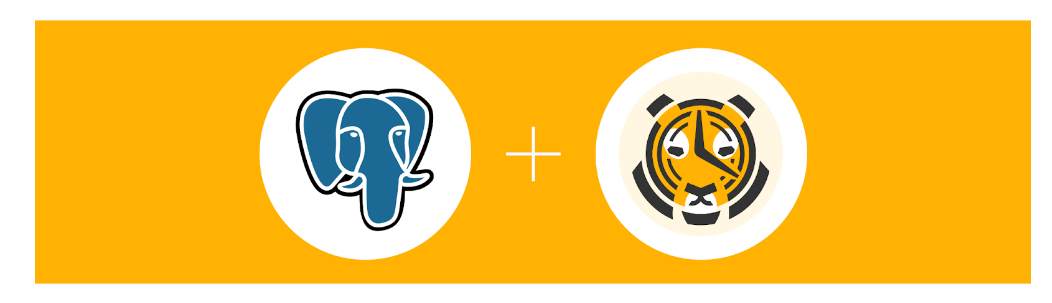 The PostgreSQL and Timescale logos together: Timescale Cloud is just PostgreSQL for time-series data