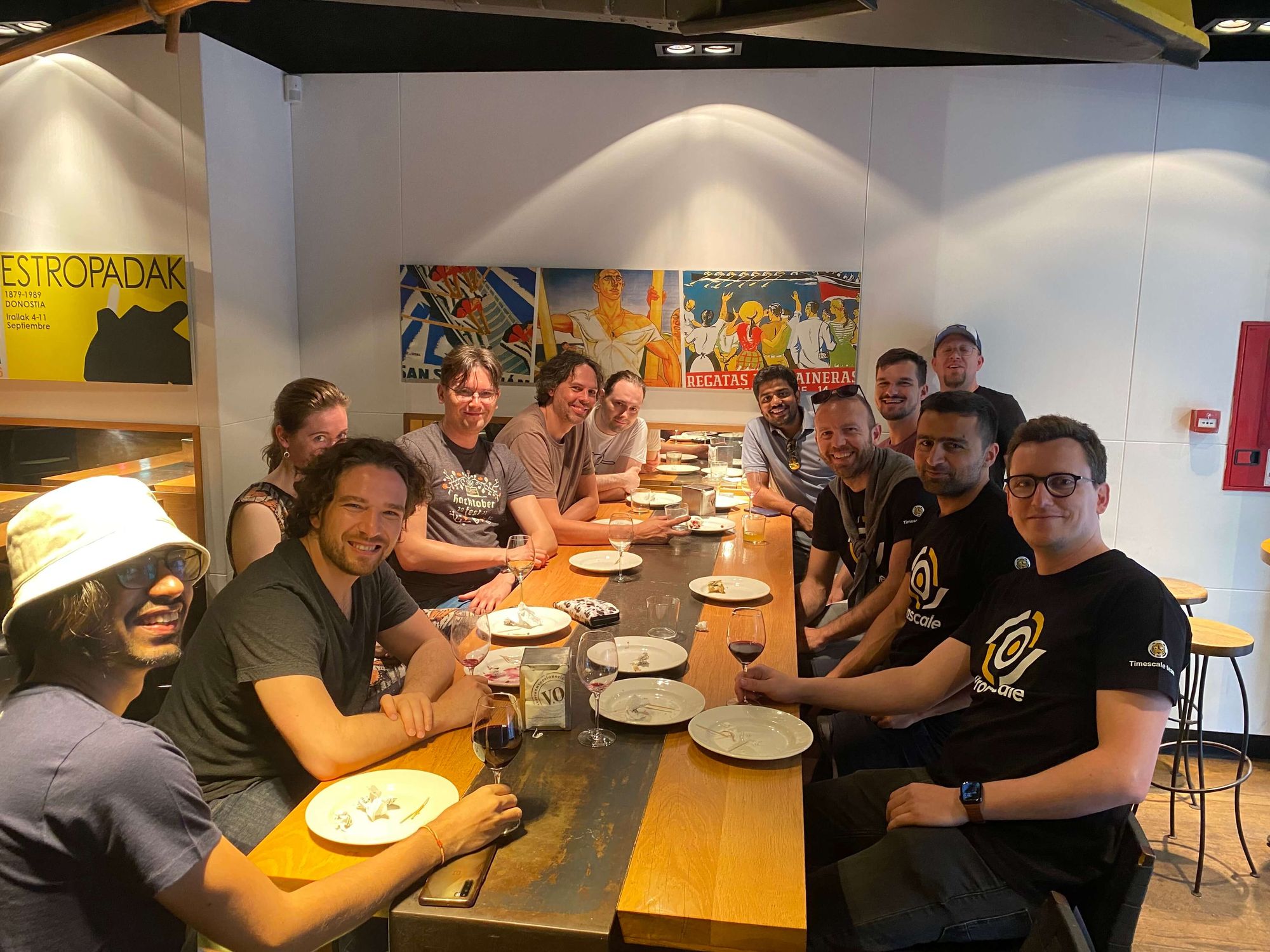 The Observability team during their first offsite in Valencia, Spain, in April