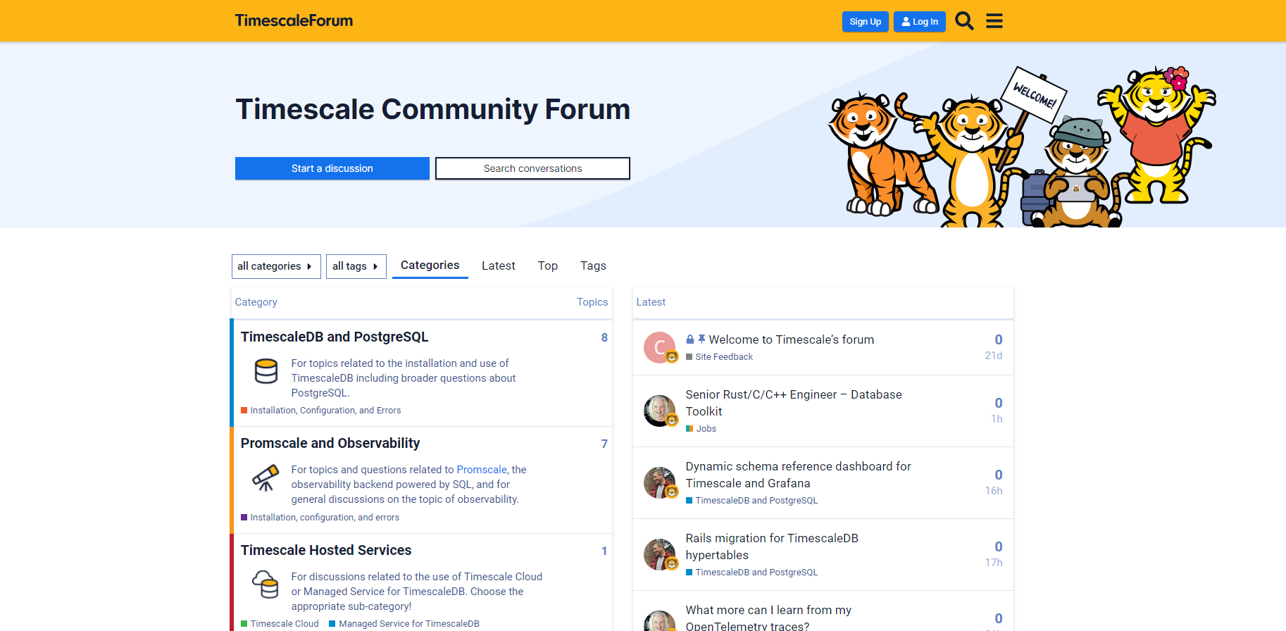 Listening to the developer community yields benefits: Introducing Timescale’s community forum