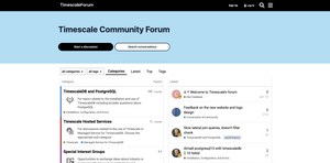 Listening to the Developer Community Yields Benefits: Introducing Timescale’s Community Forum
